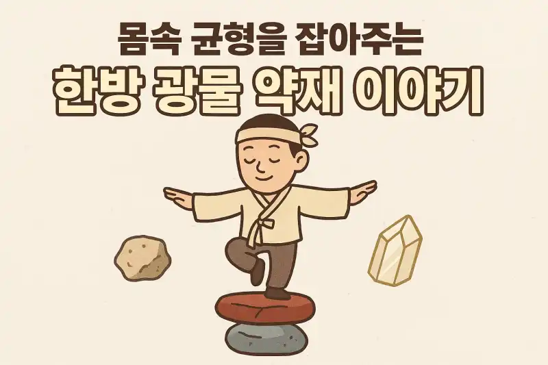 몸속 균형을 잡아주는 한방 광물 약재 이야기