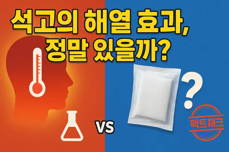 석고의 해열 효과, 정말 있을까?