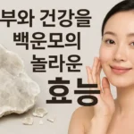 피부와 건강을 위한 백운모의 놀라운 효능
