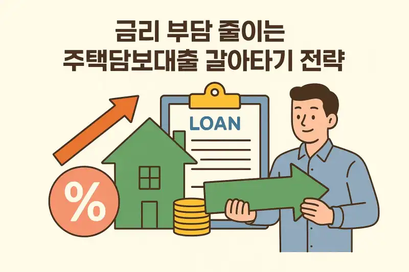 금리 부담 줄이는 주택담보대출 갈아타기 전략