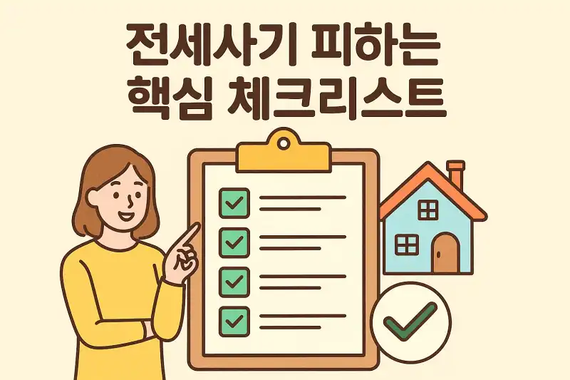 전세사기 피하는 핵심 체크리스트