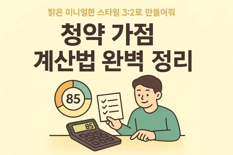 청약 가점 계산법 완벽 정리