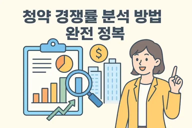 청약 경쟁률 분석 방법 완전 정복