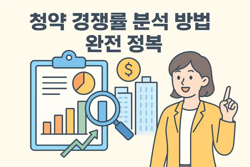 청약 경쟁률 분석 방법 완전 정복