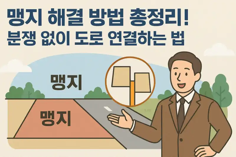맹지 해결 방법 총정리! 분쟁 없이 도로 연결하는 법