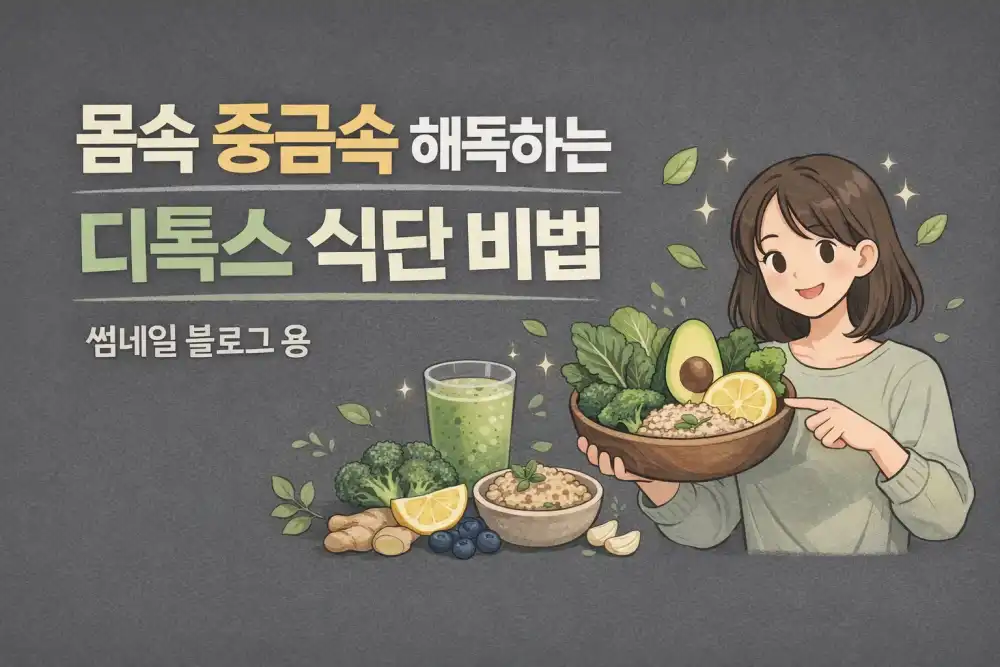 몸속 중금속 해독하는 디톡스 식단 비법