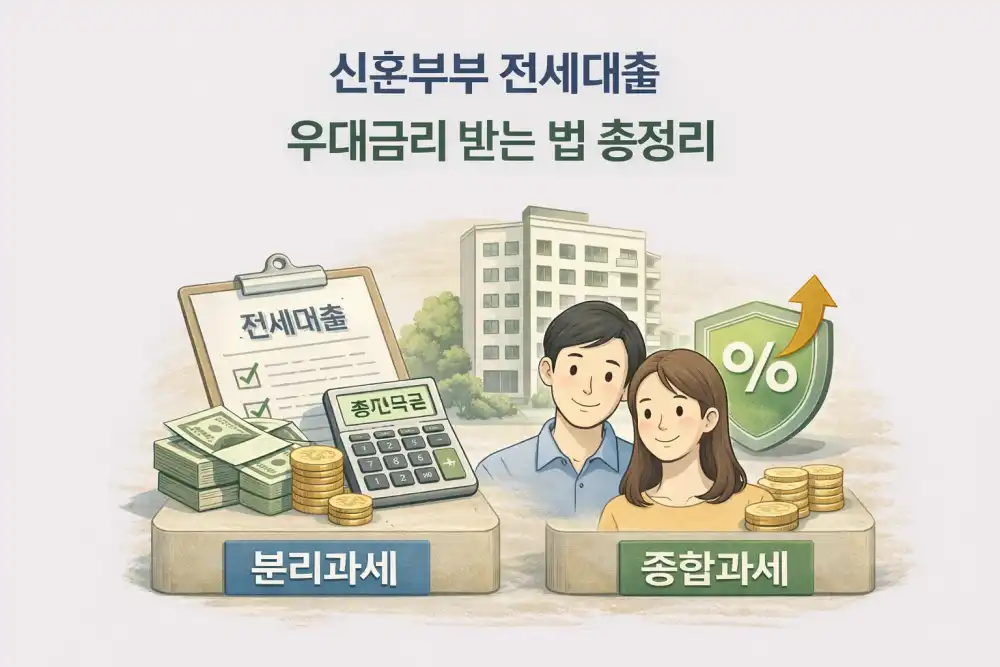 신혼부부 전세대출 우대금리 받는 법 총정리