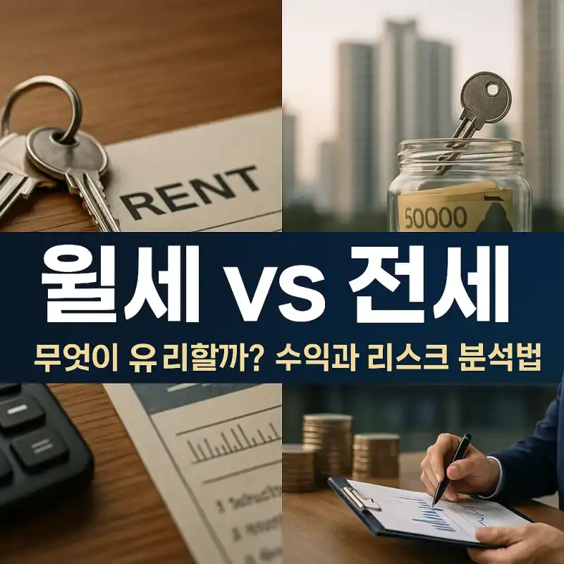 월세 vs 전세, 무엇이 유리할까? 수익과 리스크 분석법