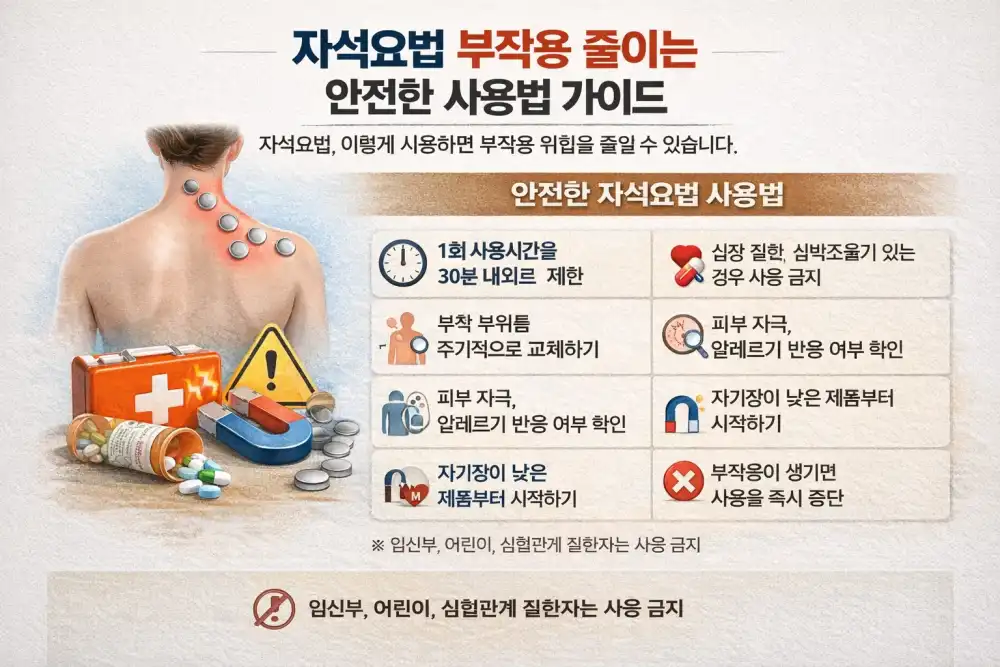 자석요법 부작용 줄이는 안전한 사용법 가이드
