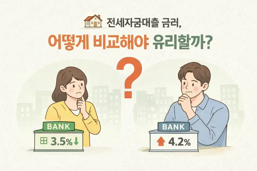 전세자금대출 금리, 어떻게 비교해야 유리할까?