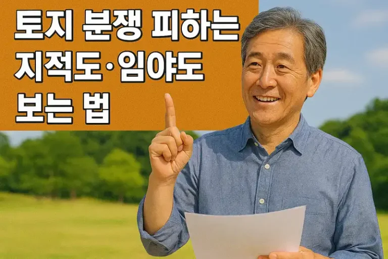 토지 분쟁 피하는 지적도·임야도 보는 법