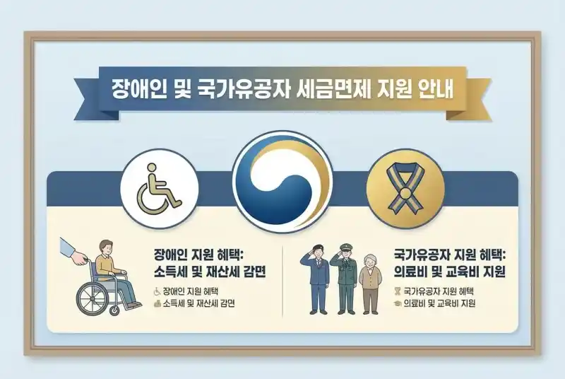 장애인·국가유공자 감면