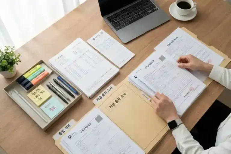 자금출처조사 통장정리 체크리스트 - 세무조사 전 꼭 확인할 항목