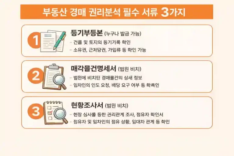 경매 권리분석 처음이라면 이 순서대로