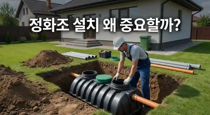 정화조 설치 왜 중요할까
