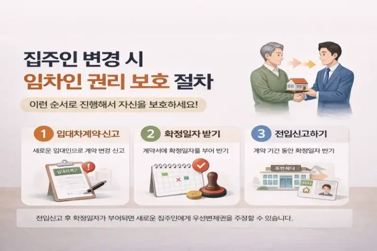 집주인 바뀌면 전세금 누가 줘? 임차인 권리 완벽 정리