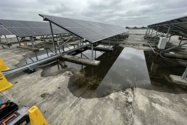 옥상에 태양광 올렸더니 비만 오면 난리였습니다