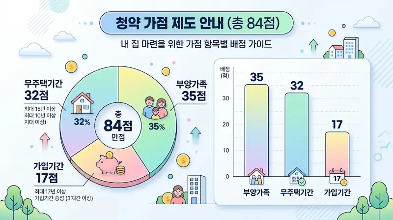 84점제 배점 시각화 차트