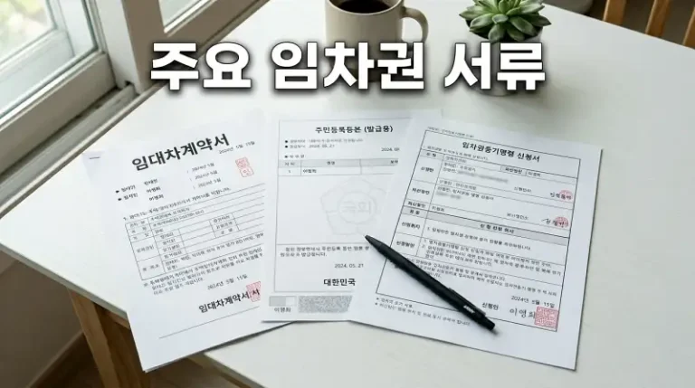 임차권등기 필수 서류