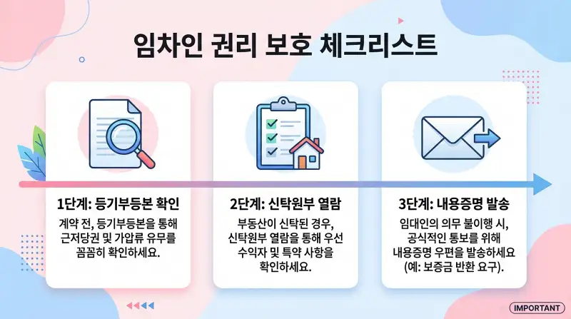 임차인 보호 체크리스트