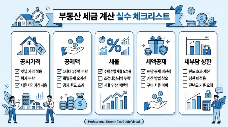 종부세 계산 실수 체크리스트
