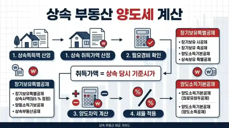 상속주택 양도세 취득가액 계산 총정리