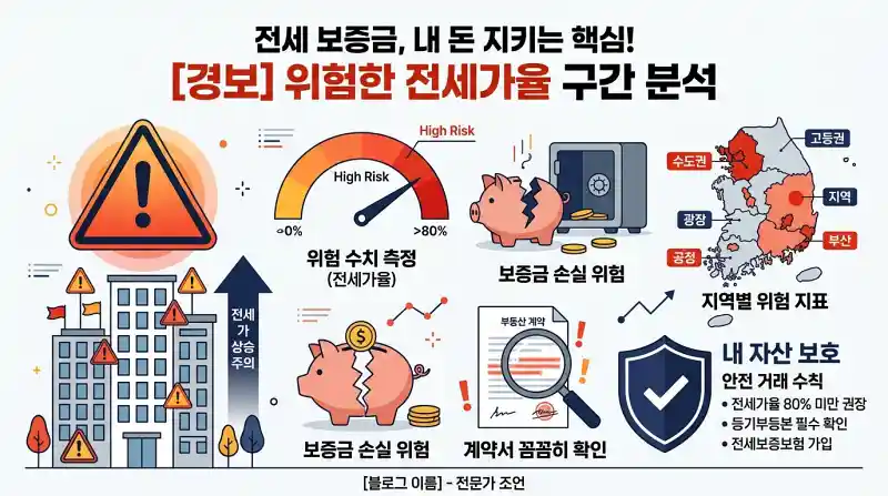 전세가율 위험지역 총정리