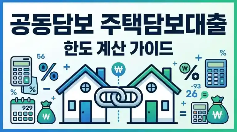 공동담보 주택담보대출 한도 계산