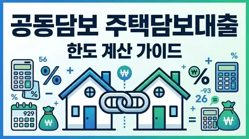 공동담보 주택담보대출 한도 계산