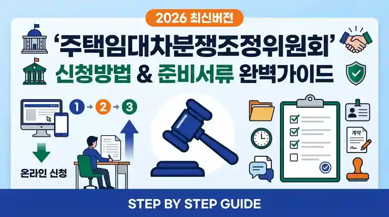 주택임대차분쟁조정위원회 신청 방법