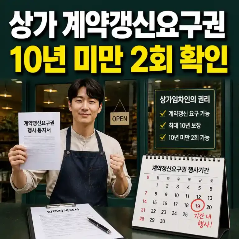 상가 계약갱신요구권 2026