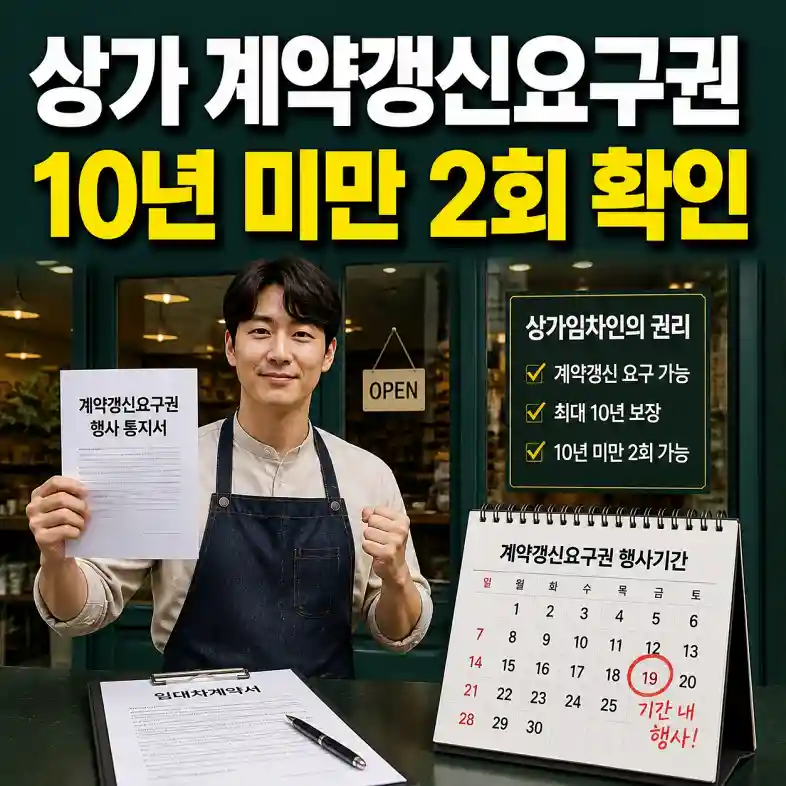 상가 계약갱신요구권 2026